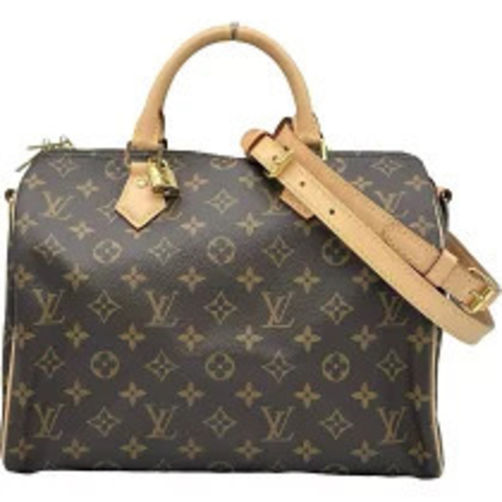 Louis Vuitton Speedy Bandouliere Brown Monogram Canvas Shoulder Bag